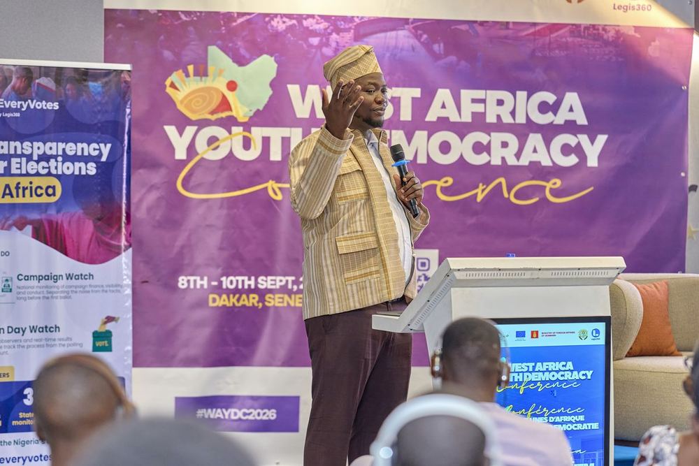 EveryVotes presented at the West Africa Youth Democracy Conference, Dakar